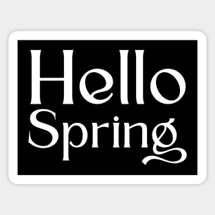 Hello Spring Sticker